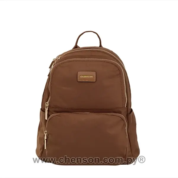 MOCHILA PARA DAMA IMPERMEABLE MARRON CG85334